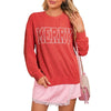 Corded Velvet Christmas Lounge Set