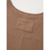 Waffle Knit Oversized Fall Top