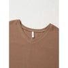 Waffle Knit Oversized Fall Top