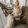 Striped Knit Lounge Set