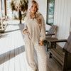 Striped Knit Lounge Set