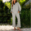 Striped Knit Lounge Set