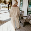 Striped Knit Lounge Set