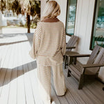 Striped Knit Lounge Set