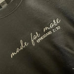 Embroidered Faith Crewneck Sweatshirt
