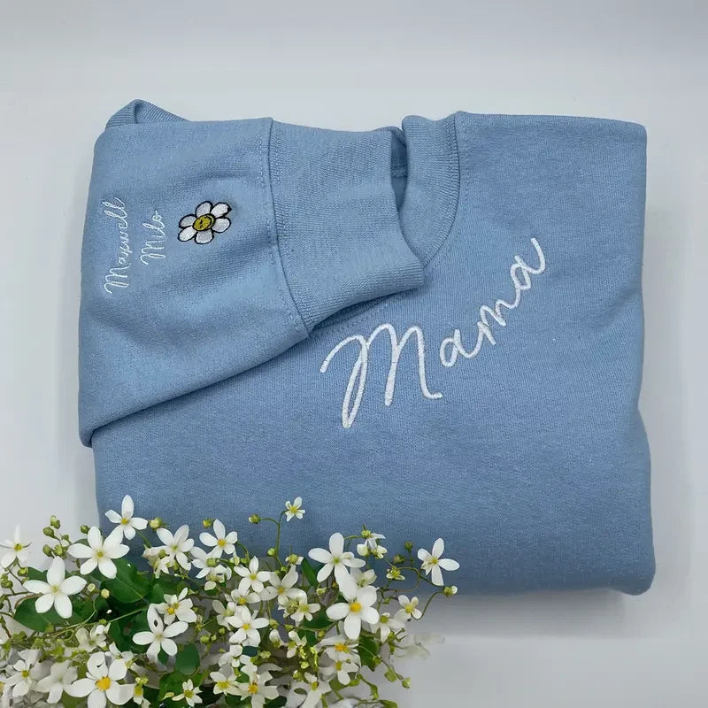 Custom Embroidered Grandma Sweatshirt