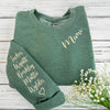 Custom Embroidered Grandma Sweatshirt