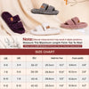 EverFoams Fuzzy Open-Toe Slippers