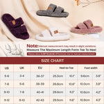 EverFoams Fuzzy Open-Toe Slippers