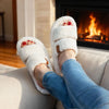 EverFoams Fuzzy Open-Toe Slippers