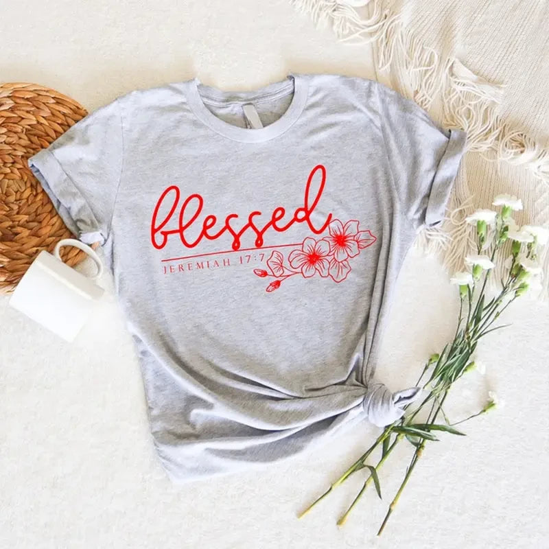 Blessed Christian Faith Bible Verse Shirt