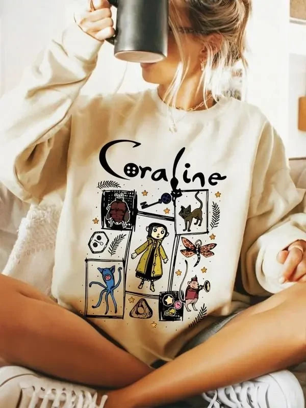 Cartoon Inspired Fall Sweatshirt