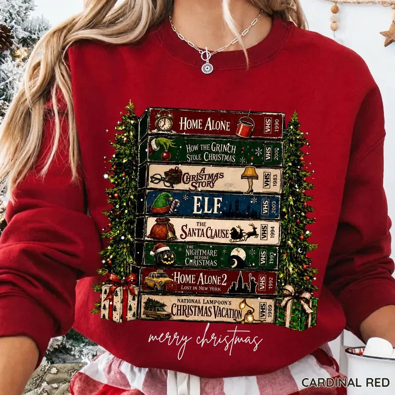 Retro Christmas Movie Sweatshirt