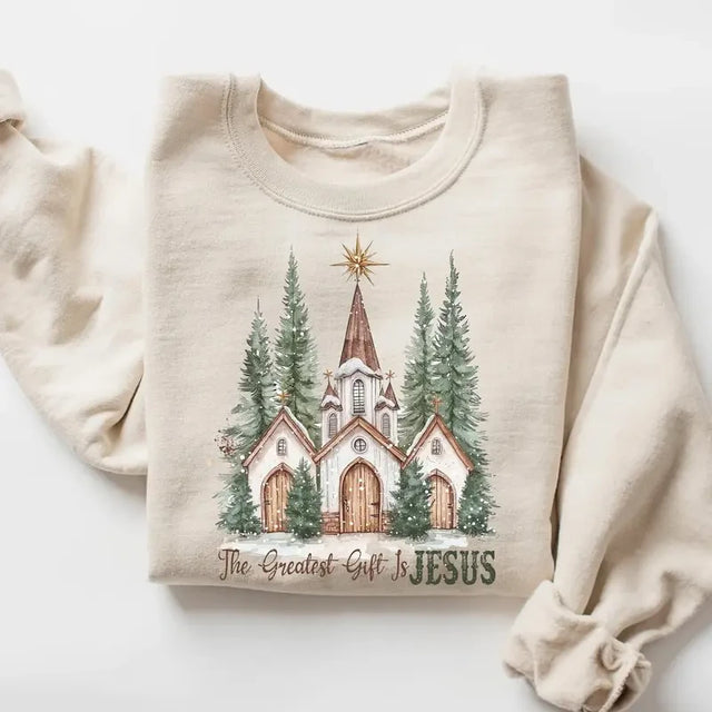 Christian Faith Christmas Sweatshirt