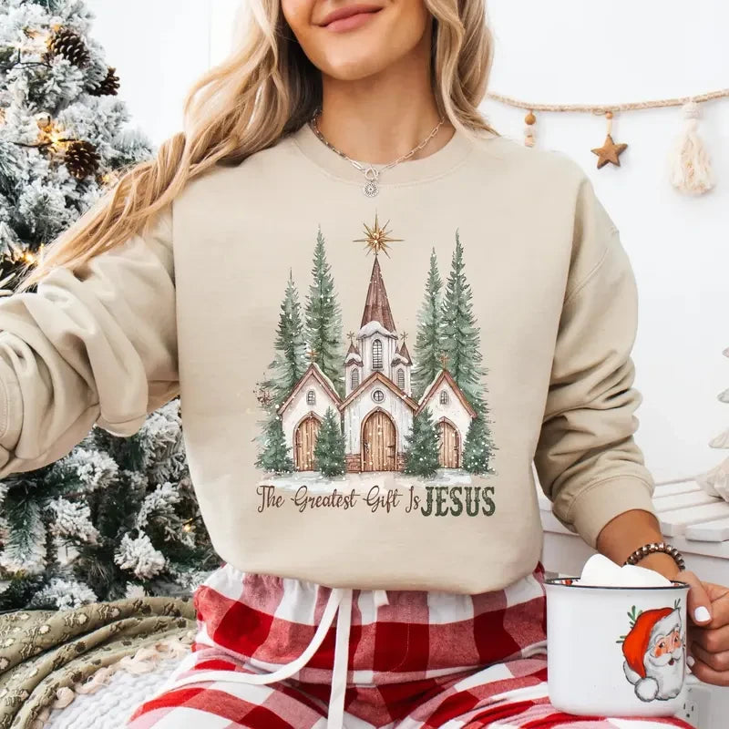 Christian Faith Christmas Sweatshirt