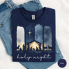 Nativity Scene Christian Christmas Sweatshirt