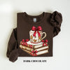 Cozy Book Lover Christmas Sweatshirt