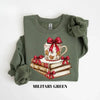 Cozy Book Lover Christmas Sweatshirt