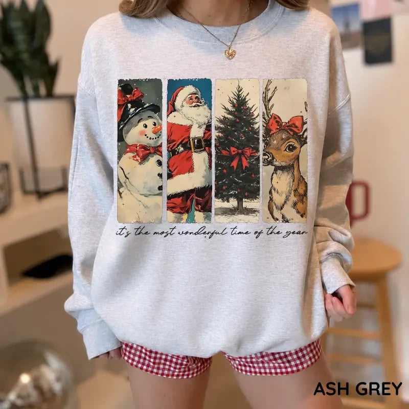 Vintage Santa Christmas Sweatshirt