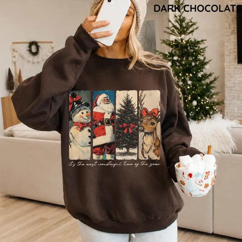 Vintage Santa Christmas Sweatshirt