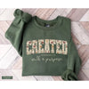 Floral Christian Faith Crewneck Sweatshirt