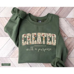 Floral Christian Faith Crewneck Sweatshirt