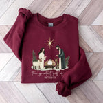 Nativity Scene Faith Sweatshirt