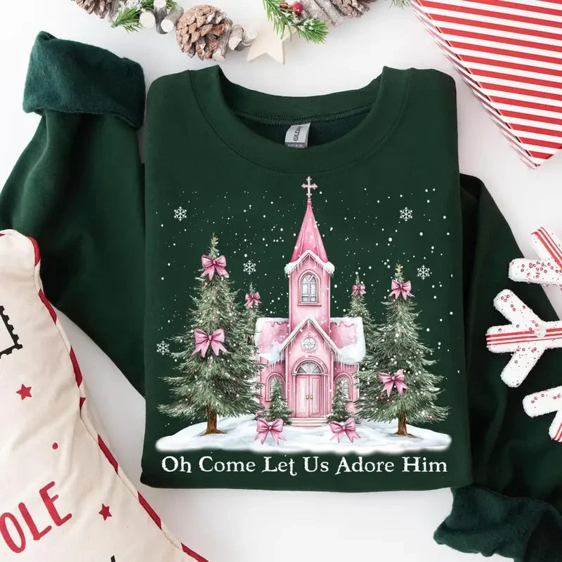 Christian Christmas Graphic Sweatshirt
