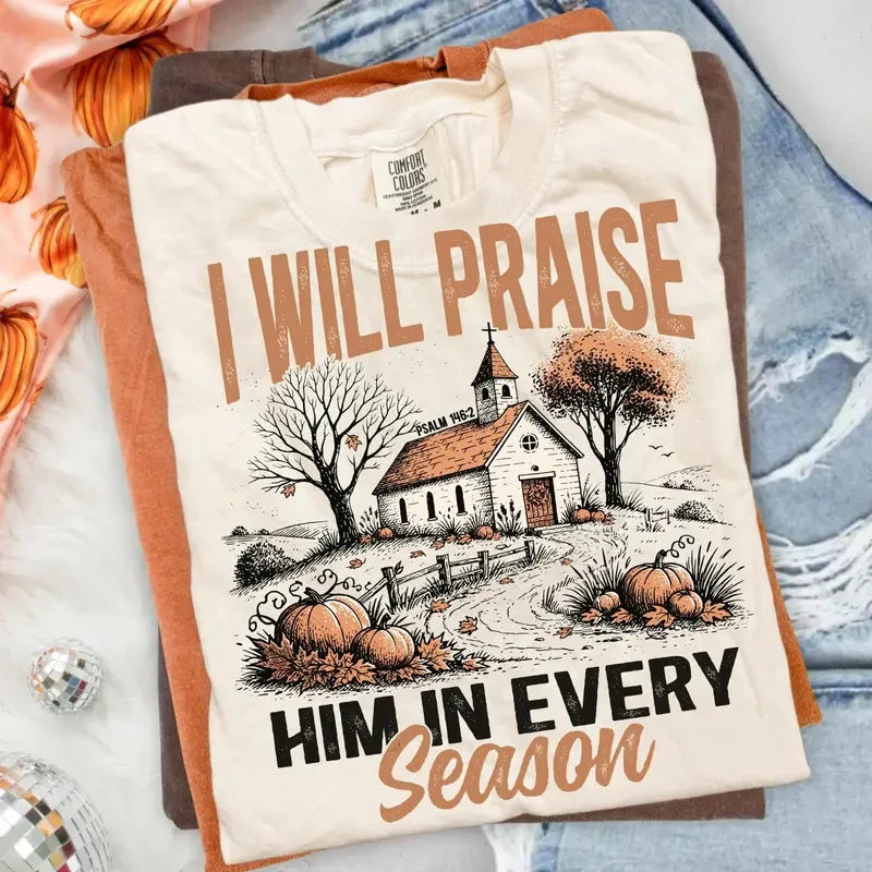 Comfort Colors Christian Fall Graphic T-Shirt