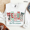Coquette Christian Christmas Sweatshirt