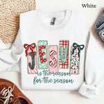 Coquette Christian Christmas Sweatshirt