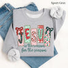 Coquette Christian Christmas Sweatshirt