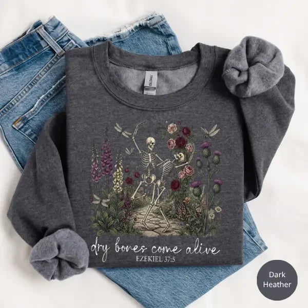 Christian Halloween Skeleton Sweatshirt