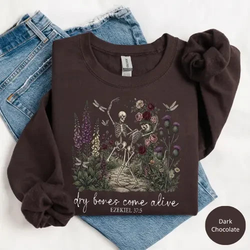Christian Halloween Skeleton Sweatshirt