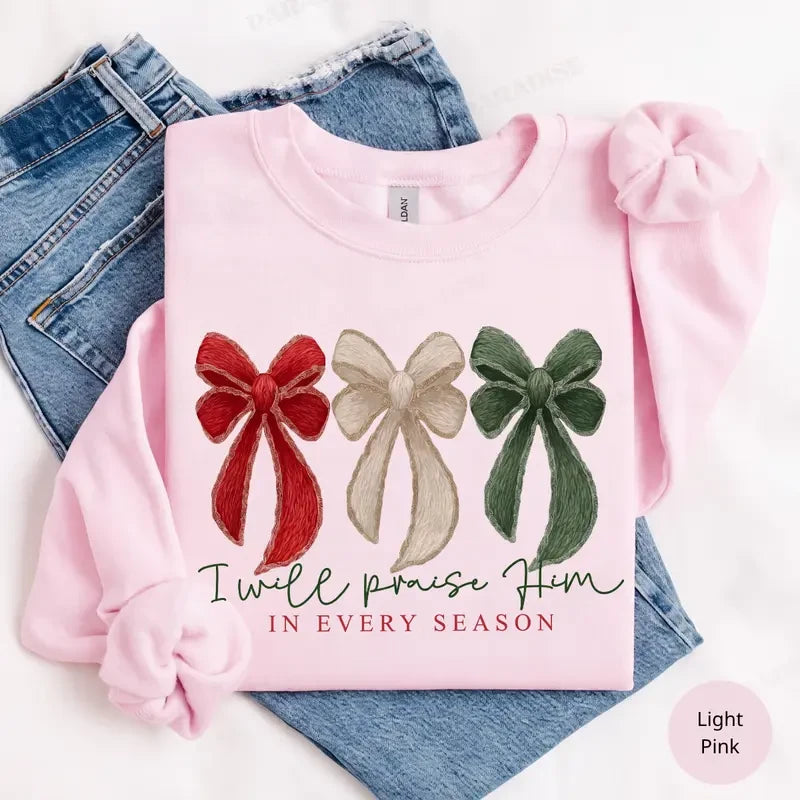 Christian Graphic Christmas Sweatshirt