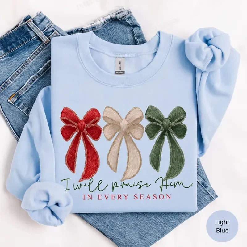 Christian Graphic Christmas Sweatshirt