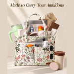 Structured Corduroy Tote Bag