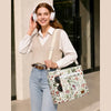 Structured Corduroy Tote Bag