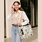 Structured Corduroy Tote Bag