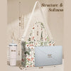 Structured Corduroy Tote Bag