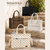 Structured Corduroy Tote Bag
