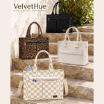 Structured Corduroy Tote Bag