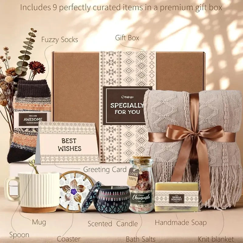 Bohemian Spa Gift Basket
