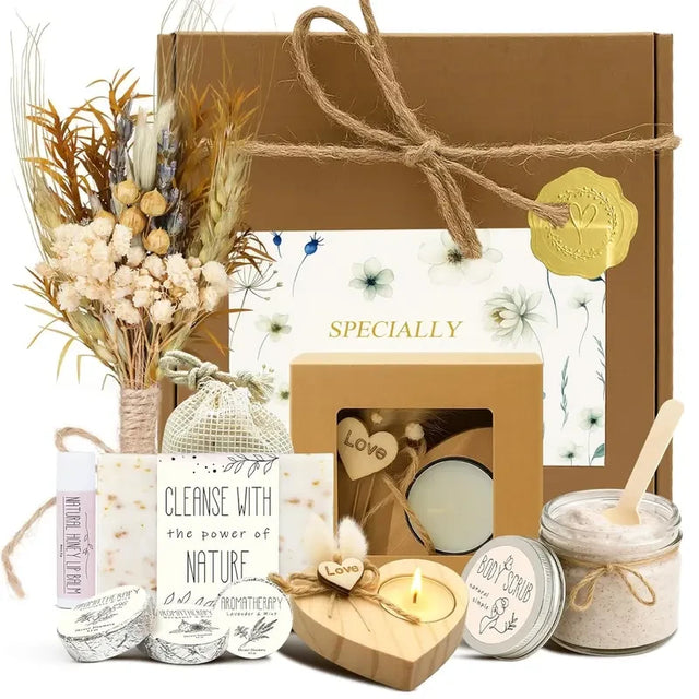 Lavender Bergamot Honey Spa Gift Set
