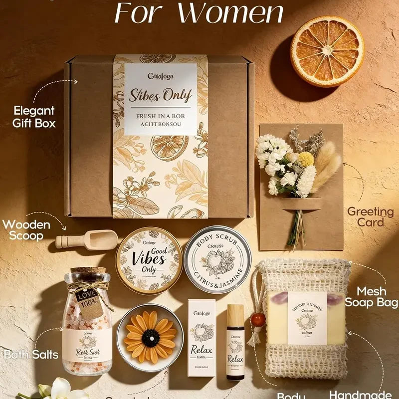 Citrus Jasmine Spa Gift Basket