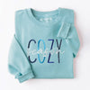Festive Embroidered Christmas Fleece Sweatshirt