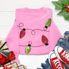 Festive Embroidered Christmas Fleece Sweatshirt