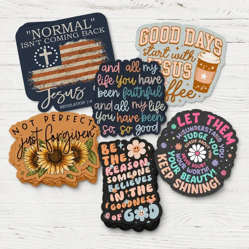 Christian Aesthetic Vinyl Sticker