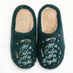 Christian Faith Quote Indoor Slippers