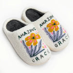 Christian Faith Quote Indoor Slippers
